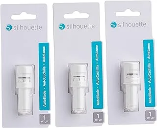 Silhouette America Autoblade Replacement for Cameo 3 and Portrait 2 (3 Pack), White