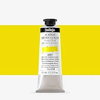 Vallejo Acrylic Artist Color 16501 Cadmium Lemon Yellow (60ml)