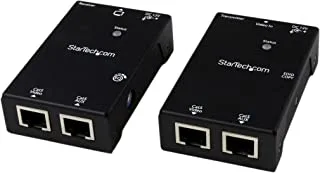 StarTech.com ST121SHD50 موسع HDMI أكثر من CAT5 / CAT6 بطول 50 مترًا مع كابل زيادة الطاقة