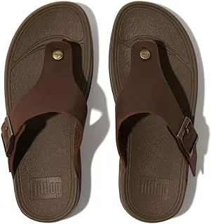 FitFlop Trakk II Mens Buckle Leather Toe-Post Sandals mens Flip-Flop