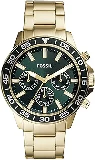 Fossil MENS BANNON STAINLESS STEEL WATCH BQ2493, GOLD