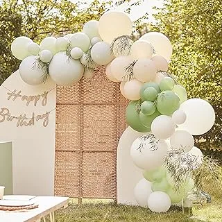 Sage, Nude & White Balloon Arch Kit