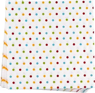 Neviti 678054 Carnival Napkin, Dots Multi-Colour