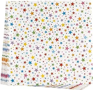 Neviti 678061 Carnival-Napkins Multicolour, Stars Multi-Colour