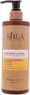 Shea Miracles SHEA BODY LOTION ALMOND OIL &HONEY 300ML