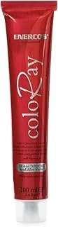 Enercos Professional Coloray Permanent Hair Color Cream, Shine & Silky Touch, Long Lasting, #5/7, Light Brown Violet, 100ml