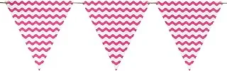 Neviti 677750 Carnival Bunting Decoration Set, Pink