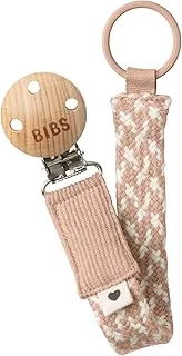 Bibs Pacifier Clip Blush/Ivory