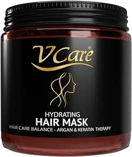 V Care Vcare Hydrating Hair Mask - Hair Care Balance with Argan and Keratin Therapy|500ml|Moisturizing|Repairing|Deep Conditioning|Nourishment & Smoothing for All Hair Types