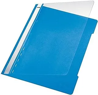 Esselte Leitz Standard Conference File A4 شريط عنوان كامل الطول PVC أزرق