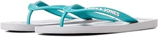 Jack & Jones Men's Logo Palm Print Flip Flop Sliders