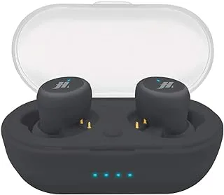 SBS TWS Tube Wireless Earphone with 300 mAh Charging Case, Black, One Size