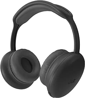 SBS ARX Adjustable Wireless Headphone, Long-Lasting Battery Life, Premium Audio Quality, Portable for Travel, Deep Bass & Clear Music, Black