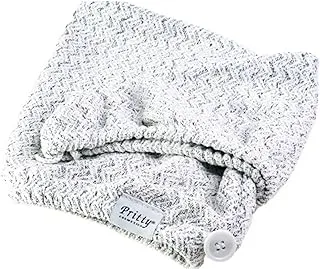 Pritty TURBAN TOWEL MICROFIBER GREY OUGF001