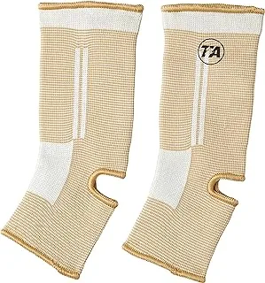 TA Sport Large Ankle Brace, Skin/White