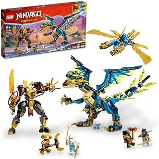 LEGO NINJAGO Elemental Dragon vs. The Empress Mech 71796 Building Blocks Toy Set; Toys for Boys, Girls, and Kids (1,038 Pieces)