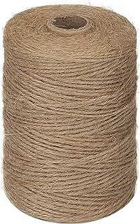 Sulfar Jute Twine, 650 Feet Natural Thick Jute String 3Ply Jute Rope For Floristry, Gifts, Diy Arts&Crafts, Decoration, Bundling, Garden And Recycling (Brown,2Mm,200M)