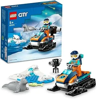 LEGO City Arctic Explorer Snowmobile 60376 Building Blocks Toy Set; Toys for Boys, Girls, and Kids (70 Pieces)