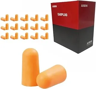 COOLBABY ANDANDA 200 Pairs Foam Ear Plugs Ultra Soft Foam Earplugs Reusable Soft & Comfortable Slow Rebound Ear Plugs for Sleeping Noise Cancelling 32dB NRR Snoring Shooting Studying Loud Noise