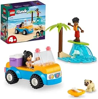 LEGO Friends Beach Buggy Fun 41725 Building Blocks Toy Car Set; Toys for Boys, Girls, and Kids (61 Pieces)