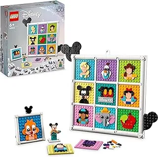 LEGO | Disney 100 Years of Disney Animation Icons 43221 Building Blocks Toy Set; Toys for Boys, Girls, and Kids (1,022 Pieces)