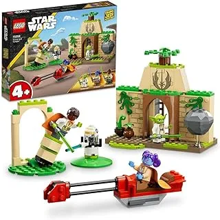 LEGO 75358 Star Wars Tenoo Jedi Temple Set with Master Yoda, Lightsabers, Droïd Figure and Speeder Bike, Building Toy for Kids, Boys, Girls 4 Plus Years Old