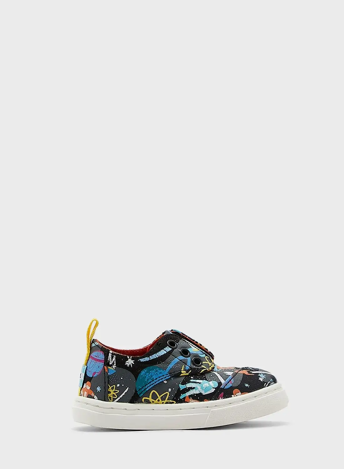 TOMS Kids Glow In The Dark Galaxy Print Sneakers