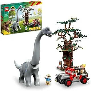 LEGO Jurassic World Brachiosaurus Discovery 76960 Building Blocks Toy Set; Toys for Boys, Girls, and Kids (512 Pieces)