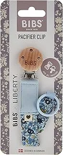 Bibs BIBS x Liberty Pacifier Clip Camomile Lawn Baby Blue