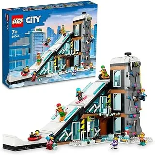 LEGO City Ski and Climbing Centre 60366 Building Blocks Toy Set; Toys for Boys, Girls, and Kids (1,054 Pieces)