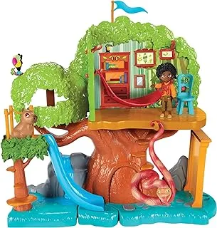 Disney Encanto Antonio Tree House Playset, Interactive Playset Includes Step and Surprise Feature, Singing Hammock and 5 Accessories For Added Play, Antonio Doll Included