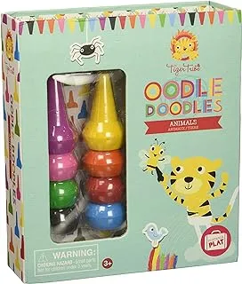 Tiger Tribe Oodles of Doodles Crayon Set مجموعة فنون وحرف الحيوانات