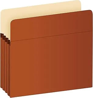 Pendaflex Expanding File Pockets, Letter Size, Redrope, 3.5