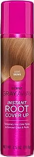 Gray Away Instant Root Cover Up Hair Spray Light Brown 70.8g