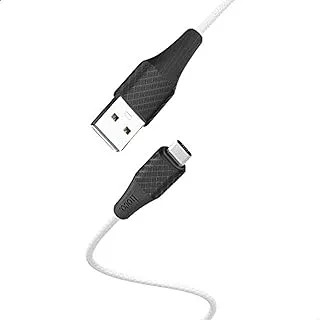 Hoco X32 - Excellent Charging And Data Transmittion Cable (2A - 1M), USB-A To Micro-USB Plug, Compatible With Samsung Huawei Xiaomi Oppo - White