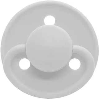 Mininor - Round Pacifier Silicone 6M - Snowberry - 2pcs