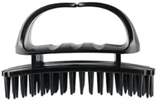 Diva Scalp Massage Brush, Gentle Stimulation, Blood Circulation, Improves Hair Texture, Ideal For All Hair Types, OUDA44447, Black