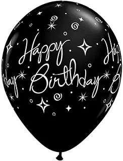 Qualatex 42999 Balloons, Onyx Black, 11-Inch