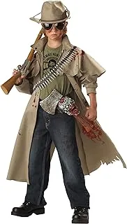 California Costumes Zombie Hunter Costume Child Tween Tan 10-12 L 00211L