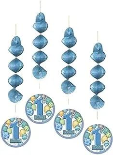 4 first birthday hanging decorations