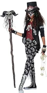 (Large, Black/Red) - California Costumes Voodoo Charm Tween Costume-