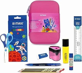 Maxi Double Zipper EVA Pencil Case