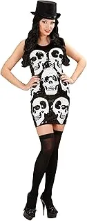 Sequin Dress Skulls Female Costume S 45342S