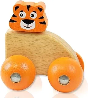 Edu-Fun Cute Tiger Animal Car for Toddler