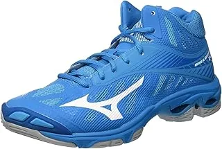 Mizuno mens Wave Lightning Z4mid Low Top Sneakers, Blue Bjewel Wht Hocean 001, 46.5 EU