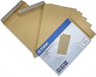 Maxi Brown Envelopes 110Gsm 25.4 cmx 17.8 cm Peel & Seal 25pcs in a Pack