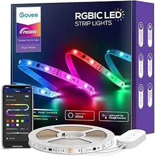 Govee RGBIC Basic Wi-Fi + Bluetooth LED Strip Lights (5 Meter)