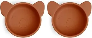 Nuuroo Rosa Silicone Snack Box Small 2-pack Koala - Caramel Cafe