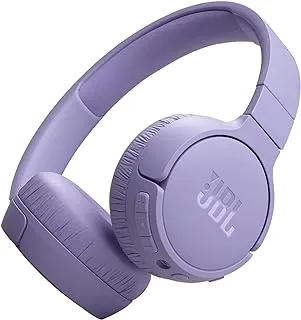 JBL Tune 670NC Adaptive Noise Cancelling Wireless On-Ear Headphones, Pure Bass, Smart Ambient, Bluetooth 5.3 + LE Audio, Hands-Free Call, 70H Battery, Multi-Point Connection - Purple, JBLT670NCPUR
