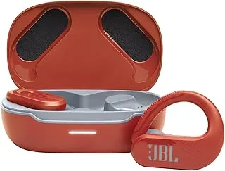 سماعات أذن JBL Endurance Peak 3 اللاسلكية النشطة المقاومة للغبار والماء، صوت JBL Pure Bass، بطارية تدوم 50 ساعة، تقنية Ambient Aware & Talk Thru، تقنية 4 ميكروفون، تصميم Powerhook - مرجاني، JBLENDURPEAK3COR